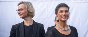 Katja Wolf (links) und Sahra Wagenknecht.