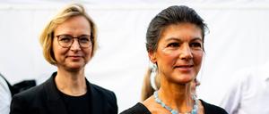 Katja Wolf (l.) vs. Sahra Wagenknecht. Der Machtkampf im BSW ist noch nicht zu Ende.