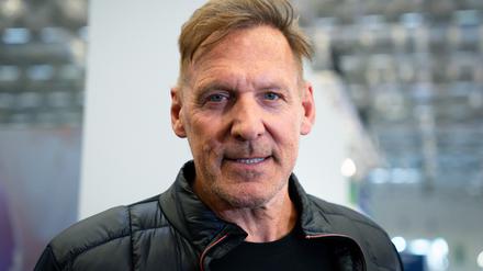 Filmstar Ralf Moeller bei seinem Besuch auf der Fitnessmesse Fibo in Köln. (Archivbild)