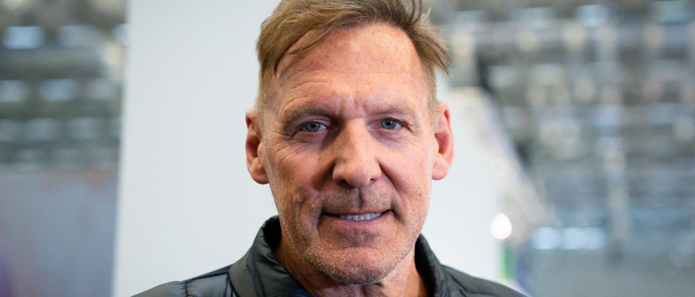 Filmstar Ralf Moeller bei seinem Besuch auf der Fitnessmesse Fibo in Köln. (Archivbild)