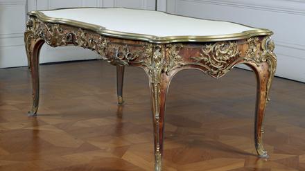 Schreibtisch von Friedrich dem Großen aus dem Schloss Sanssouci in Potsdam