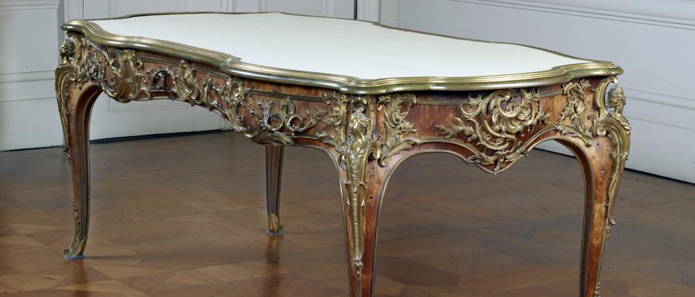 Schreibtisch von Friedrich dem Großen aus dem Schloss Sanssouci in Potsdam