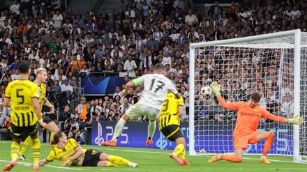 Mit dem 3:2 von Lucas Vazquez hatte Real Madrid die Partie gegen den BVB gedreht. 