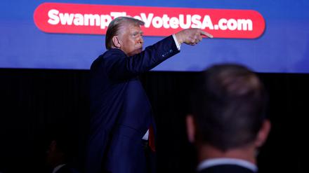 Donald Trump im Wahlkampf in North Carolina