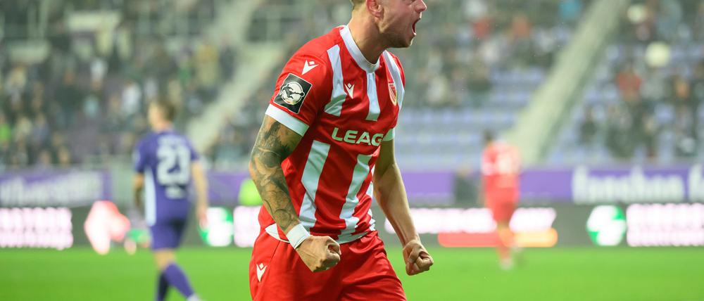 Timmy Thiele ist mit Energie Cottbus seit sieben Spielen ungeschlagen. 