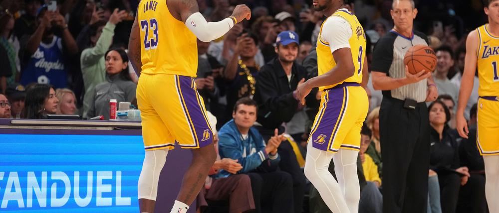 LeBron James und Bronny James haben NBA-Geschichte geschrieben.