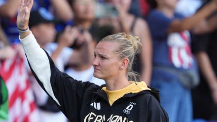 Alexandra Popp verabschiedet sich am Montag aus dem deutschen Nationalteam.