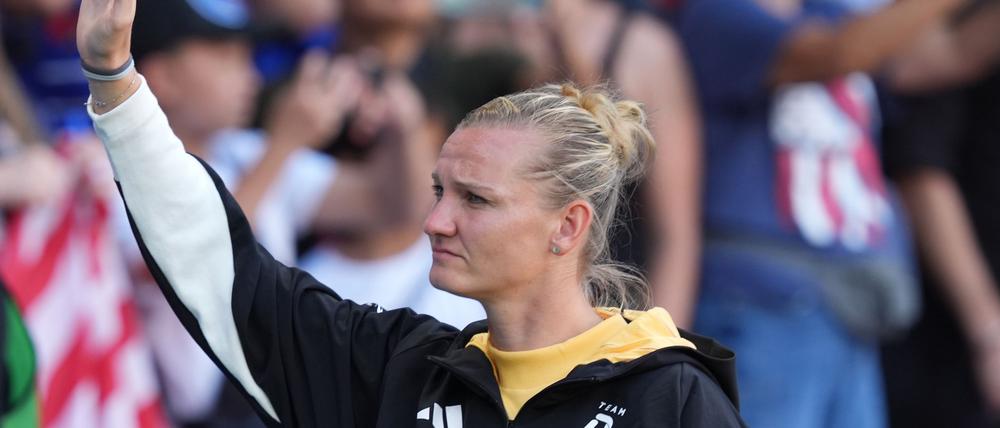 Alexandra Popp verabschiedet sich am Montag aus dem deutschen Nationalteam.