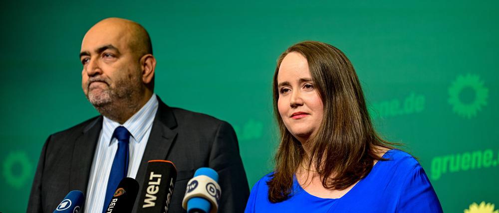Die Trauer nach der Rücktrittsankündigung kam für die Co-Vorsitzende der Grünen, Ricarda Lang, mit Verzögerung. (Archivfoto)