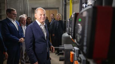 Der Kanzler und Potsdamer SPD-Bundestagsabgeordnete Olaf Scholz zeigt sich optimistisch für die Gespräche zwischen SPD und BSW in Brandenburg.