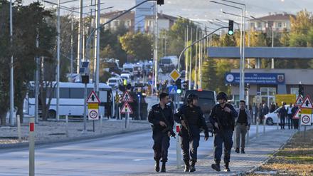 Der Anschlagsort bei Ankara.