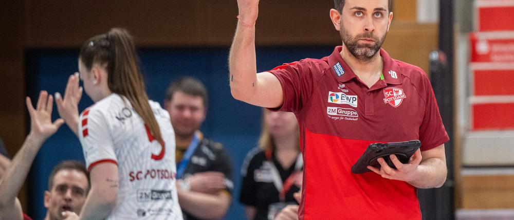 Trainer Riccardo Boieri kassiert mit Potsdam eine Niederlage.