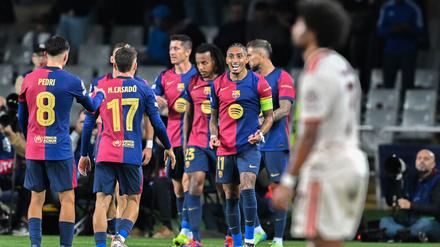 Barcelona-Jubel gegen die Bayern.