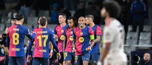 Barcelona-Jubel gegen die Bayern.