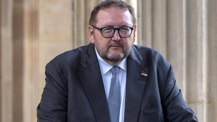 Walter Homolka bei der Eröffnung des Europäischen Zentrums für Jüdische Gelehrsamkeit der Universität Potsdam.