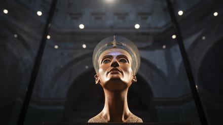 Die Nofretete im Neuen Museum in Berlin.