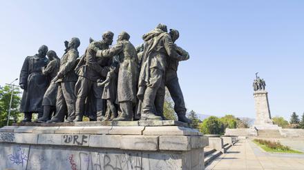 Ein Denkmal zu Ehren der sowjetischen Armee in Sofia.