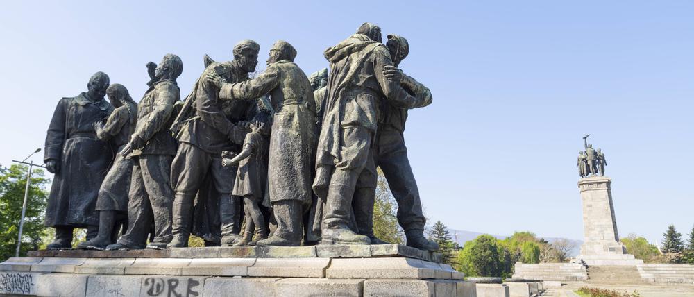 Ein Denkmal zu Ehren der sowjetischen Armee in Sofia.