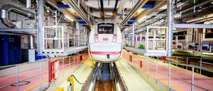 Bahn plant kein ICE-Werk in Stahnsdorf. (Archivbild) 