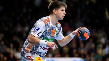 Nationalspieler Renars Uscins gehört zu den besten Spielern bei Hannover-Burgdorf. 