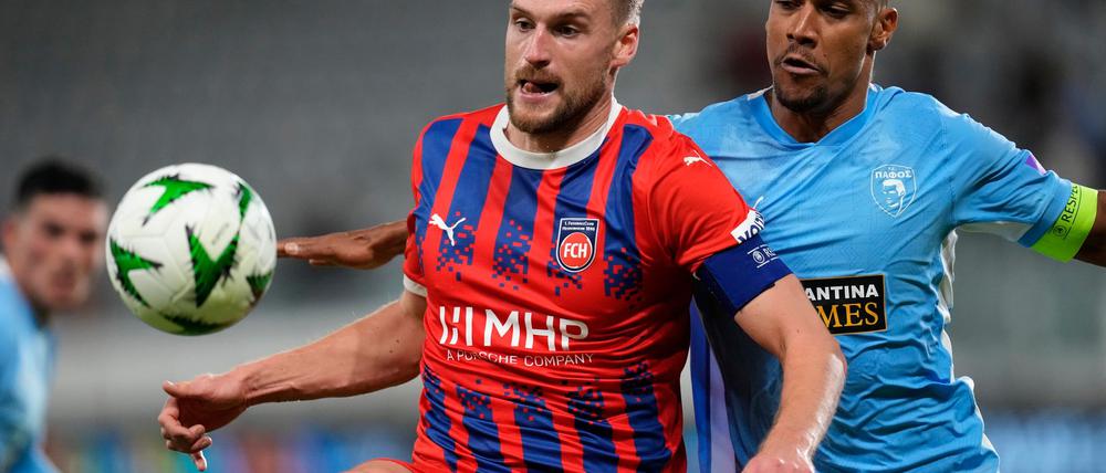 Patrick Mainka traf zur Führung für den 1. FC Heidenheim