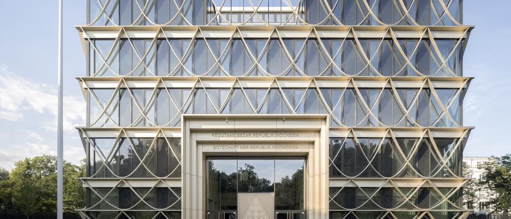Indonesische Botschaft in Berlin, von den Architekten von Gerkan Marg und Partner gmp realisiert.