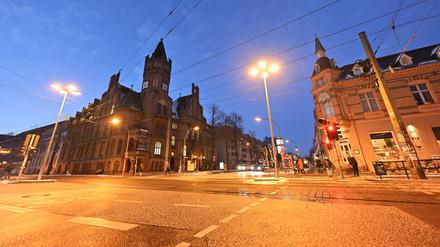 Potsdam, Babelsberg, Kreuzung Karl-Liebknecht-Straße, Rudolf-Breitscheid-Straße