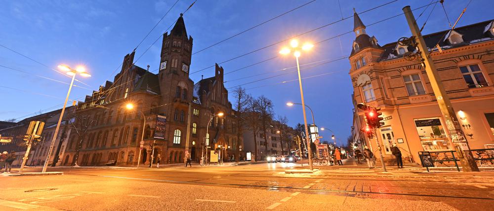 Potsdam, Babelsberg, Kreuzung Karl-Liebknecht-Straße, Rudolf-Breitscheid-Straße