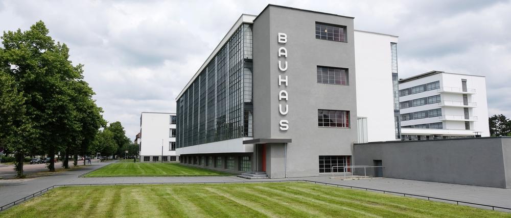 Das Bauhaus-Gebäude in Dessau-Roßlau.