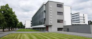 Das Bauhaus-Gebäude in Dessau-Roßlau.