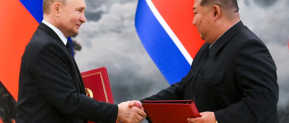 Nordkorea und Russland haben vereinbart, dass sie sich gegenseitigen militärischen Beistand leisten, wenn eines der beiden Länder angegriffen wird. (Archivbild)