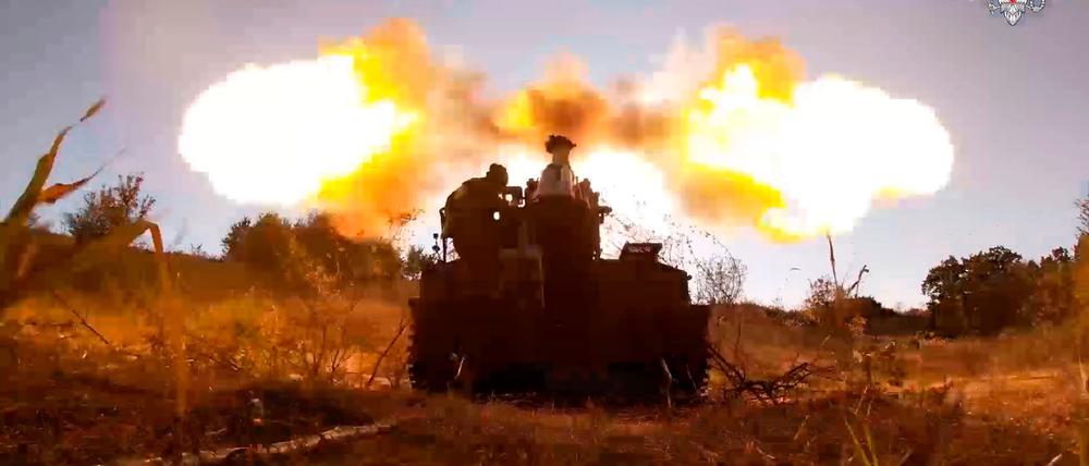 Im August begannen ukrainische Truppen einen Vorstoß ins russische Gebiet Kursk. Die Kämpfe dauern bis heute an.