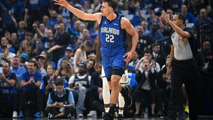 Franz Wagner (22) überragte für die Orlando Magic gegen die Brooklyn Nets als bester Werfer der Partie mit 29 Punkten.