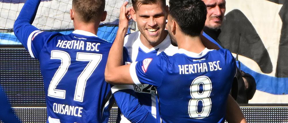 Die Hertha sorgte für die erste Saisonniederlage des KSC.