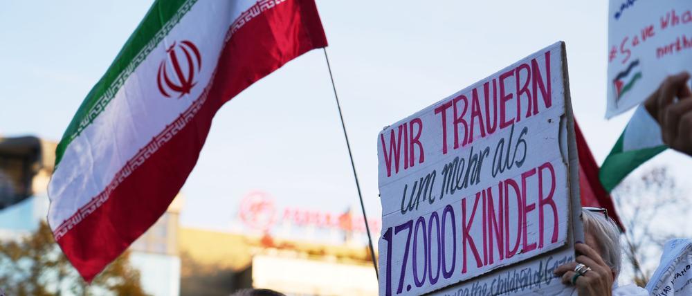 Mehr als 300 Menschen kamen zur Demo.