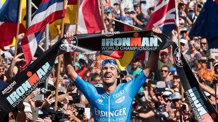 Nach seinen Siegen 2017 und 2018 triumphiert Lange erneut in Hawaii. 