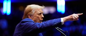 Donald Trump bei einer Wahlkampfveranstaltung im Madison Square Garden in New York.