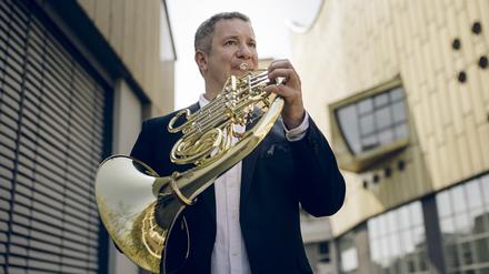 Stefan Dohr, Solo-Hornist der Berliner Philharmoniker, war einer der beiden Solisten im „Konzert für Violine, Horn und Orchester“ von Ethel Symth.