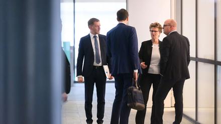 Die Sondierungen zur Regierungsbildung in Sachsen werden nach einer Unterbrechung fortgesetzt (Archivbild)