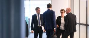 Die Sondierungen zur Regierungsbildung in Sachsen werden nach einer Unterbrechung fortgesetzt (Archivbild)