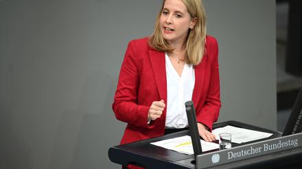 SPD-Fraktionsvize Verena Hubertz warnt vor einem Job-Abbau bei VW (Archivbild).