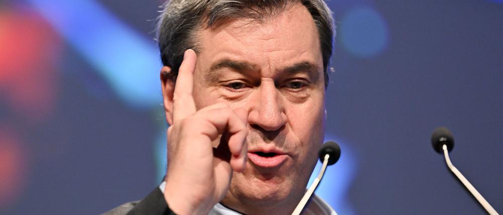 Die Nachrichten aus Wolfsburg zu Volkswagen schocken auch CSU-Chef Söder in Bayern. Er fordert einen Marshallplan zur Rettung der deutschen Auto-Industrie. (Archivbild)