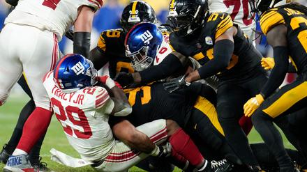 Die Verteidigung der Steelers war zu viel für die New York Giants