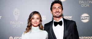 Mats Hummels und Nicola Cavanis kamen gemeinsam zum Ballon d’Or.