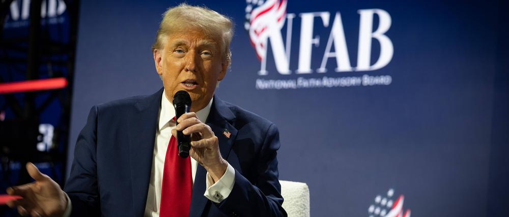 US-Präsidentschaftskandidat Donald Trump