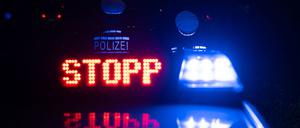 Polizei im Einsatz. (Symbolbild)