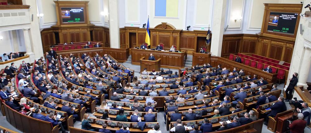 Die Werchowna Rada, das ukrainische Parlament. (Symbolfoto).