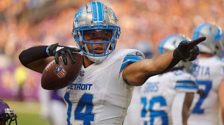 Da gehts lang: Amon-Ra St. Brown zählt in seiner vierten NFL-Saison zu den besten Spielern der Liga. 