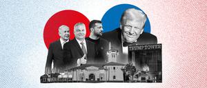Vor der US-Wahl mehren sich die Besuche hochrangiger Politiker bei Trump.  