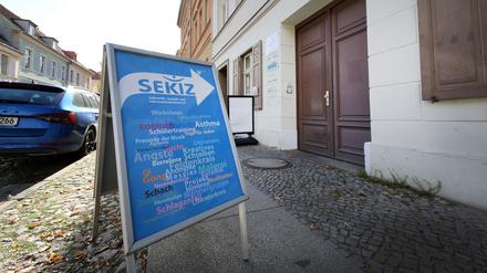 Sekiz, das Selbsthilfe-, Kontakt- und Informationszentrum in der Herrmann-Elflein-Straße Potsdam.